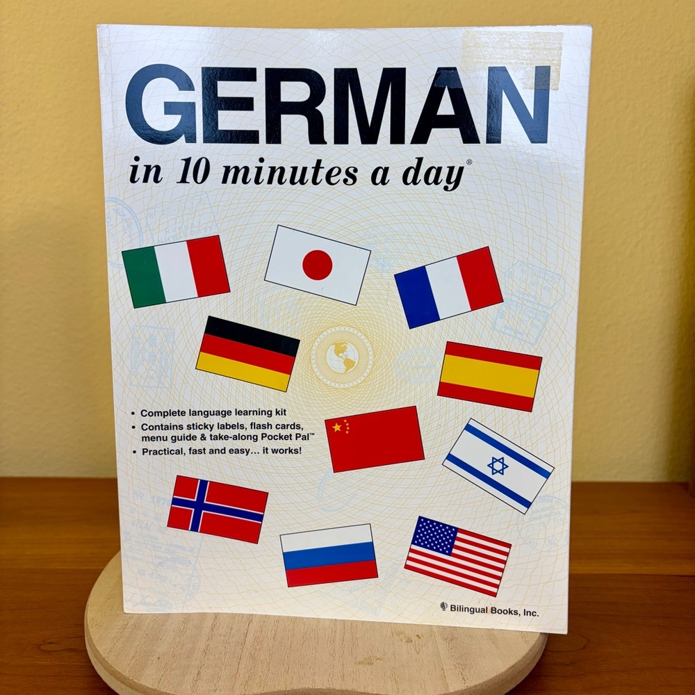 German in 10 Minutes a Day by Bilingual Books Paperback Language New